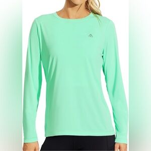 Mint Green Long Sleeve Haimont Athletic Top
